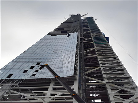 高層鋼結構的豎向布置原則